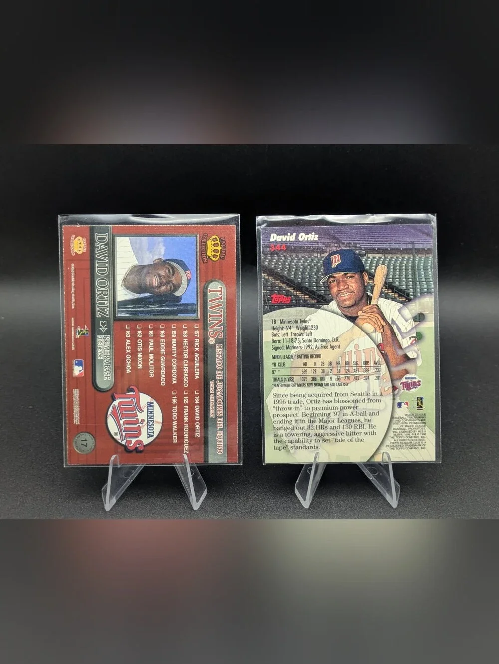 David Ortiz 1998 Rookie Cards RC Lot Leaf Donruss Stadium Club Pacific HOF Star